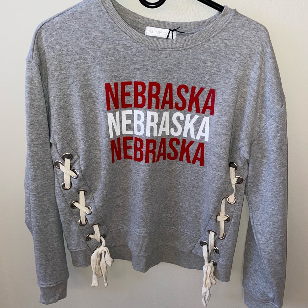 Nebraska Huskers cropped sweatshirt